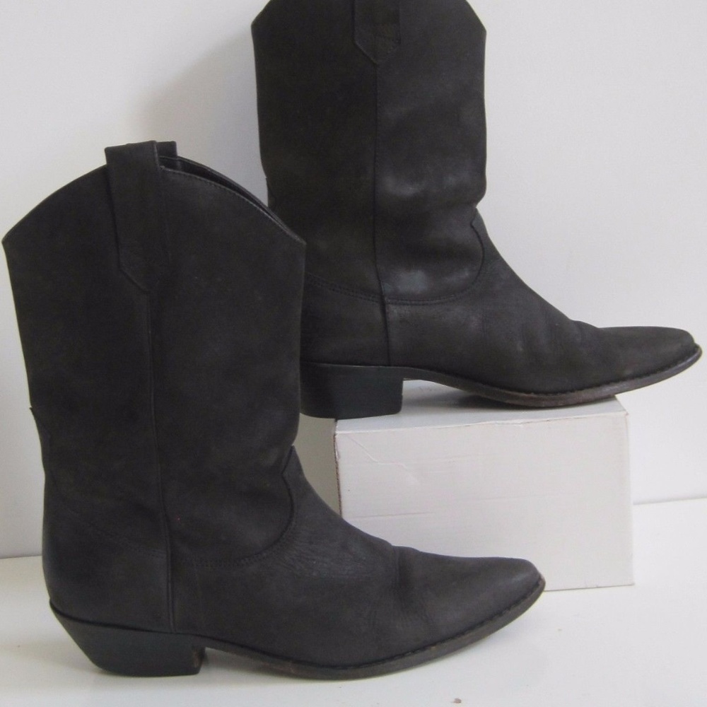 GIORGIO BRUTINI Mens Boots Sz 9 D Cowboy Black